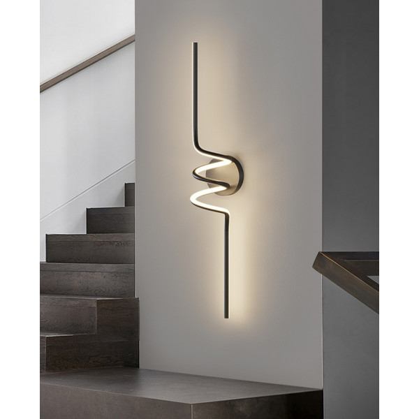 Бра LED 27386 Чорний 16х13х60 см.