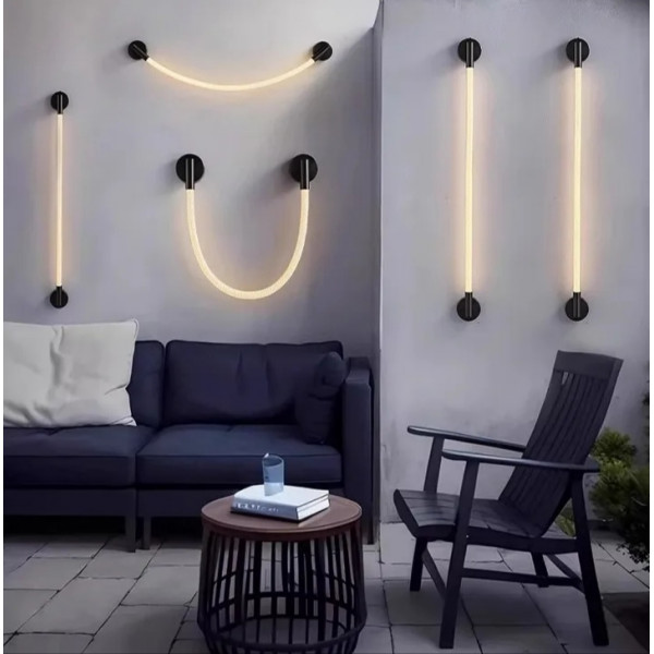 Бра LED 27387 Чорний 7х10х80 см.