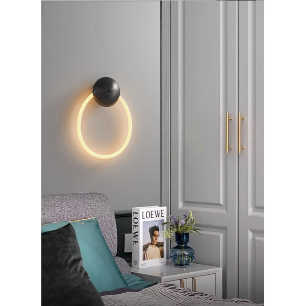 Бра LED 27389 Чорний 10х28х35 см.