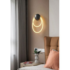 Бра LED 27390 Чорний 10х20х39 см.