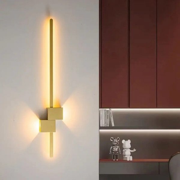 Бра LED 27527 Латунь 6х15х60 см.