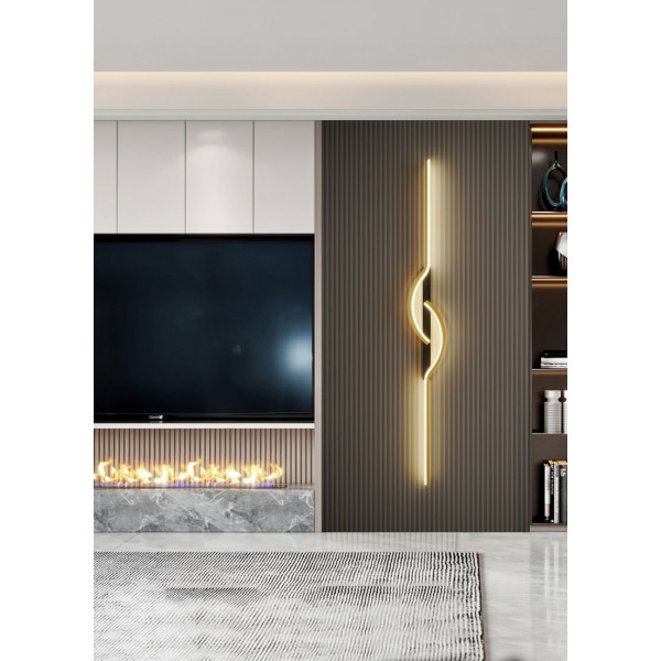 Бра LED 27530 Чорний 6х15х100 см.
