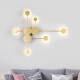 Бра LED 27535 Латунь 73х91х7 см.