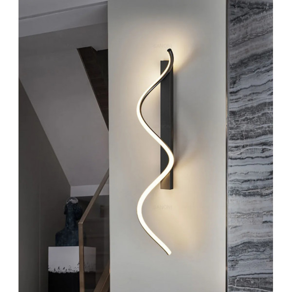 Бра LED 27590 Чорний 8х14х100 см.