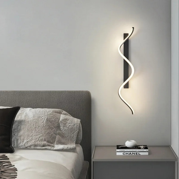 Бра LED 27592 Чорний 8х14х100 см.