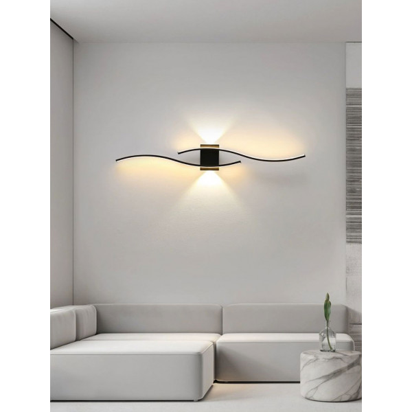 Бра LED 27650 Чорний 7х15х90 см.
