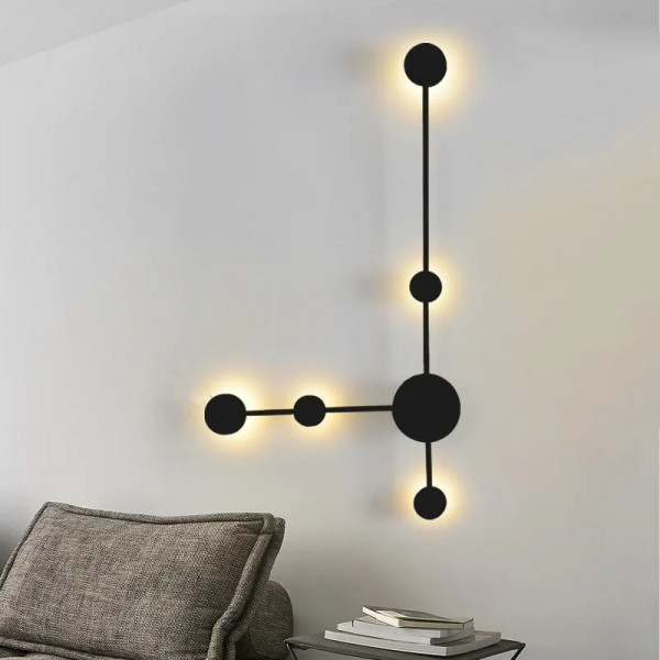 Бра LED 27651 Чорний 7х47х75 см.