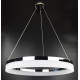Люстра підвісна LED 26749 Хром 35-160х60х60 см.