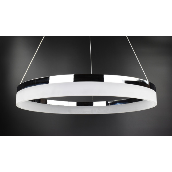 Люстра підвісна LED 26749 Хром 35-160х60х60 см.