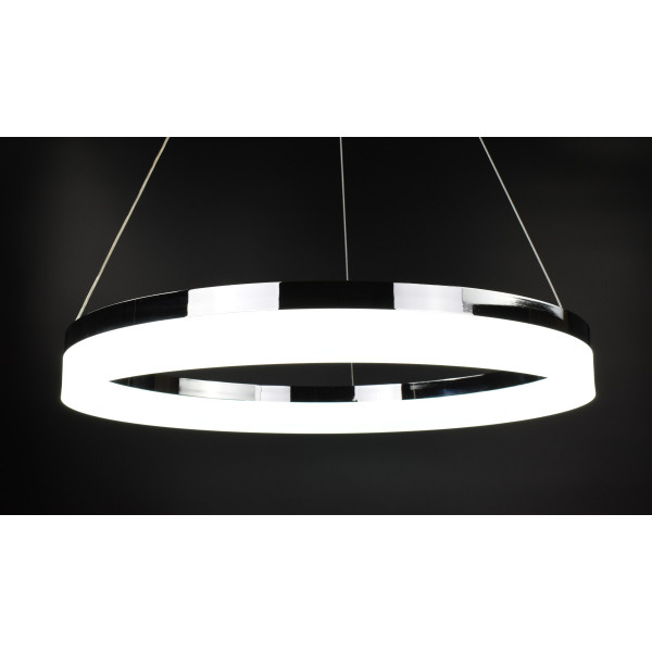 Люстра підвісна LED 26749 Хром 35-160х60х60 см.
