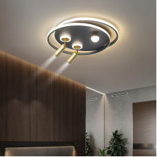 Люстра світлодіодна стельова LED світильник для квартири на стелю лед 26461 Чорний 15х40х60 см.