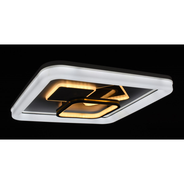 Люстра світлодіодна стельова LED світильник для квартири на стелю лед 27824 Білий 7х46х46 см.