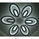 Люстра світлодіодна стельова LED світильник для квартири на стелю лед з пультом 25601 Білий 9х62х62 см.