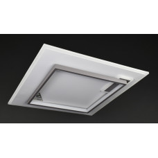 Люстра світлодіодна стельова LED світильник для квартири на стелю лед з пультом 27189 Білий 6х50х50 см.