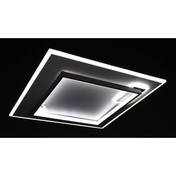 Люстра світлодіодна стельова LED світильник для квартири на стелю лед з пультом 27189 Білий 6х50х50 см.