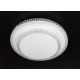 Сучасний круглий світильник стельовий LED для кімнати кухні ванної з пультом 25921 Білий 8х40х40 см.