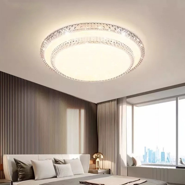 Світильник стельовий LED з пультом 25922 Білий 8х50х50 см.