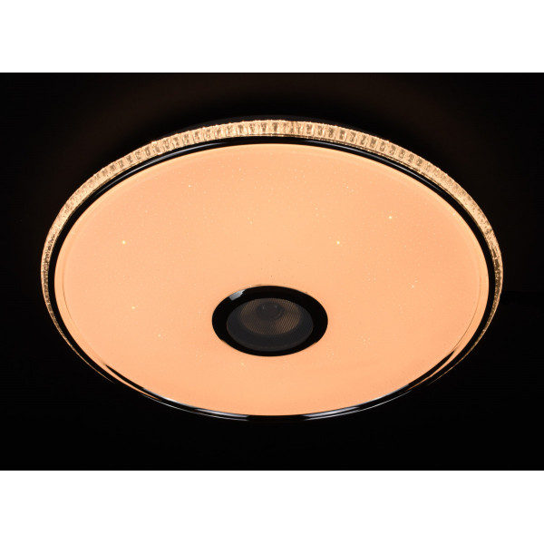 Сучасний круглий світильник SMART LED з Bluetooth з пультом 27261 Білий 7х40х40 см.