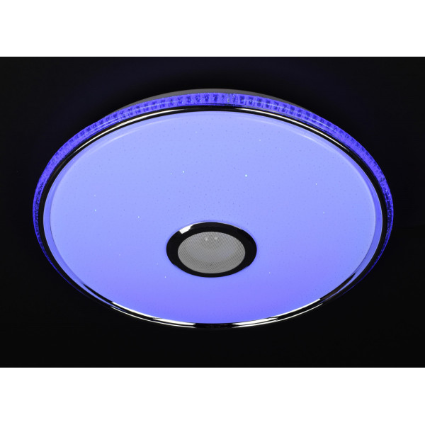 Сучасний круглий світильник SMART LED з Bluetooth з пультом 27261 Білий 7х40х40 см.