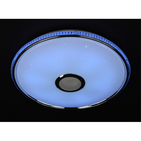 Сучасний круглий світильник SMART LED з Bluetooth з пультом 27261 Білий 7х40х40 см.