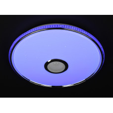 Сучасний круглий світильник SMART LED з Bluetooth з пультом 27262 Білий 7х50х50 см.
