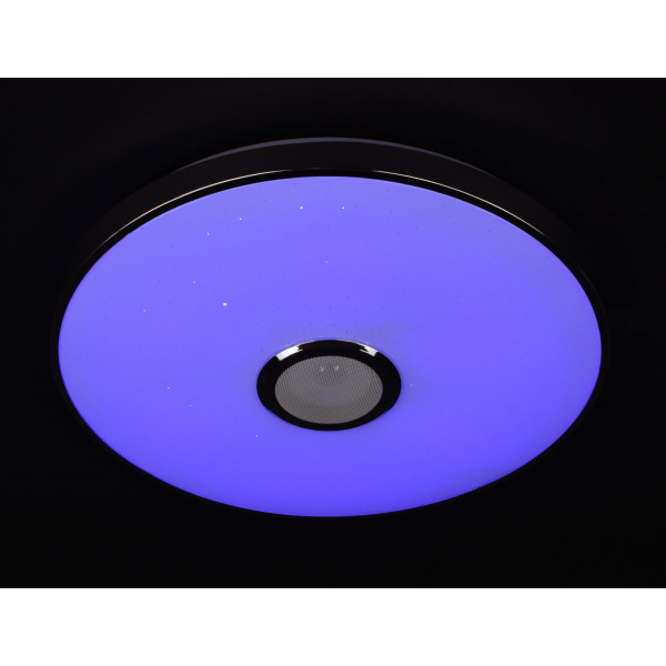 Сучасний круглий світильник SMART LED з Bluetooth з пультом 27263 Білий 7х40х40 см.