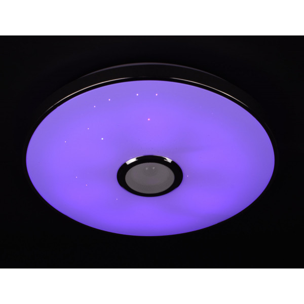 Сучасний круглий світильник SMART LED з Bluetooth з пультом 27263 Білий 7х40х40 см.