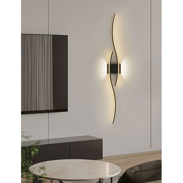 Бра LED 27648 Чорний 7х15х60 см.