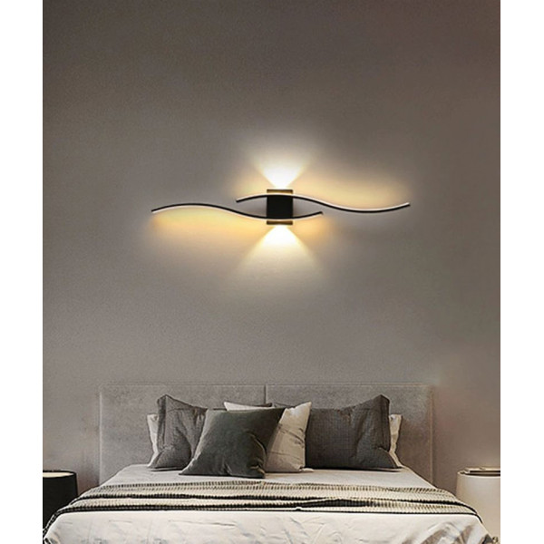 Бра LED 27649 Чорний 7х15х80 см.