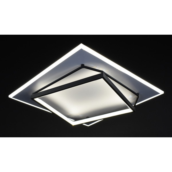 Люстра світлодіодна стельова LED світильник для квартири на стелю лед 27541 Білий 9х50х50 см.
