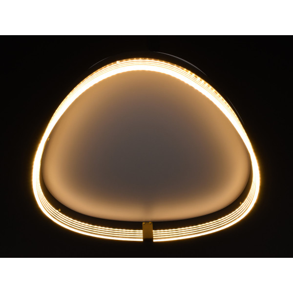 Люстра світлодіодна стельова LED світильник для квартири на стелю лед 27890 Білий 8х48х48 см.