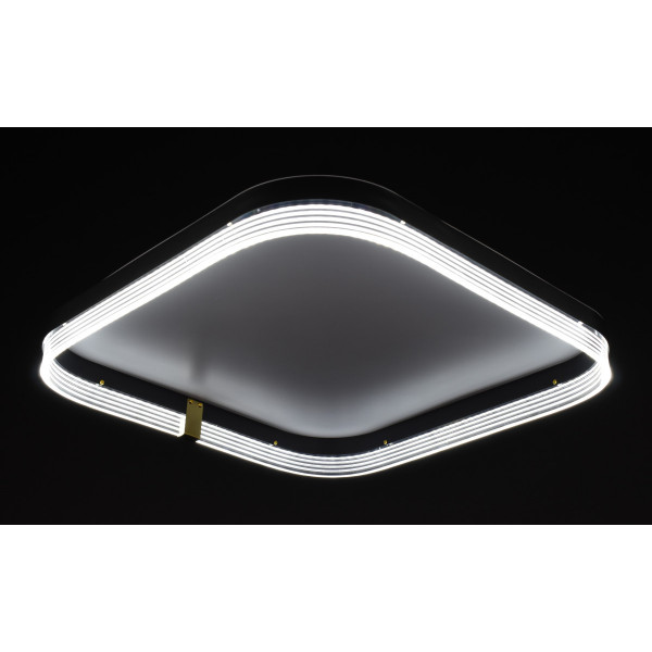 Люстра світлодіодна стельова LED світильник для квартири на стелю лед 27891 Білий 8х50х50 см.