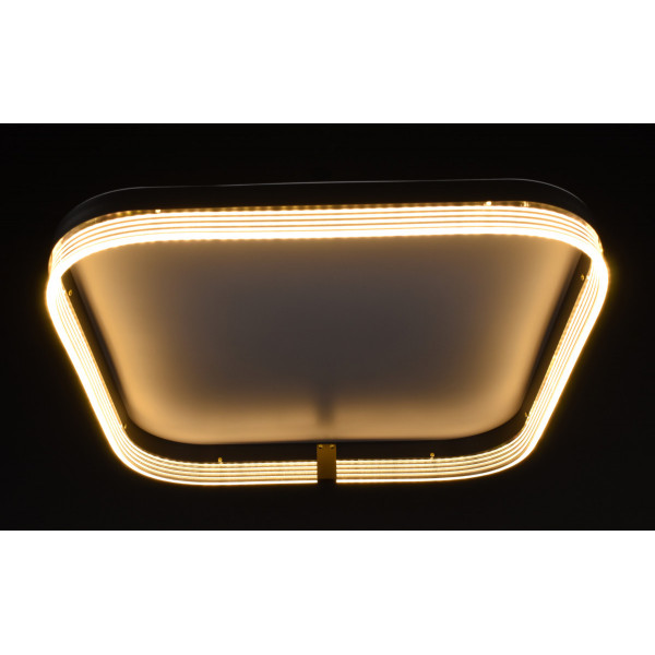 Люстра світлодіодна стельова LED світильник для квартири на стелю лед 27891 Білий 8х50х50 см.
