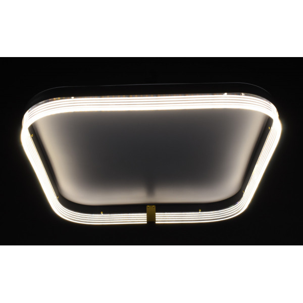 Люстра світлодіодна стельова LED світильник для квартири на стелю лед 27891 Білий 8х50х50 см.