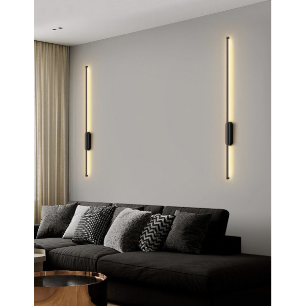 Бра LED 27962 Чорний 6х6х61 см.