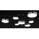 Люстра світлодіодна стельова LED світильник для квартири на стелю лед 27937 Чорний 19х80х80 см.